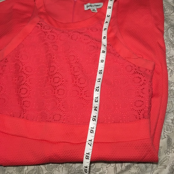 Pretty Red Dress Size 10 - Picture 3 of 5